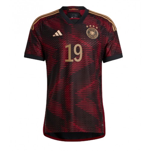 Tyskland Leroy Sane #19 Replika Udebanetrøje VM 2022 Kortærmet
